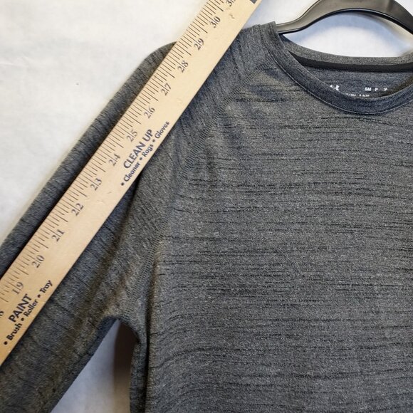 UNDER ARMOUR Heat Gear Shirts Men's S Loose Gray Long Sleeve Green Compression T - Picture 7 of 16